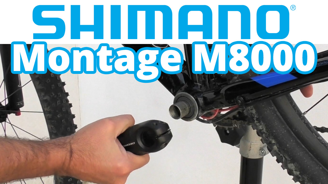 tutoriel pedalier shimano xt