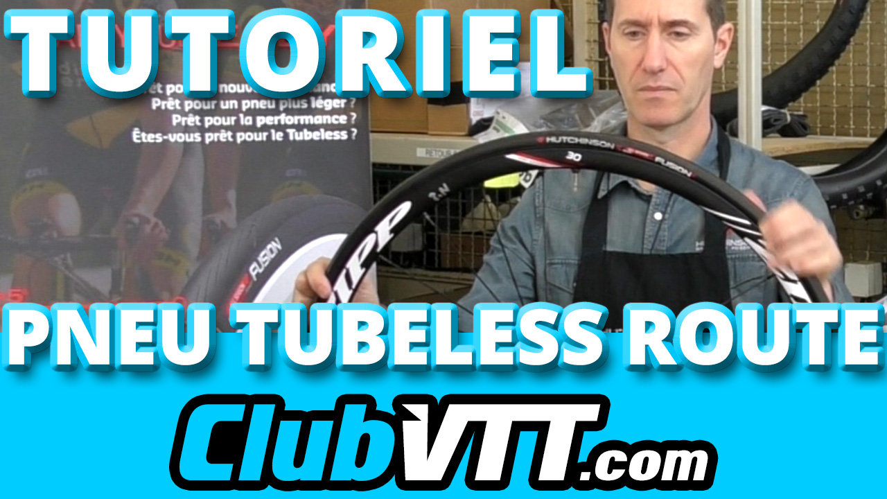 montage pneu tubeless route