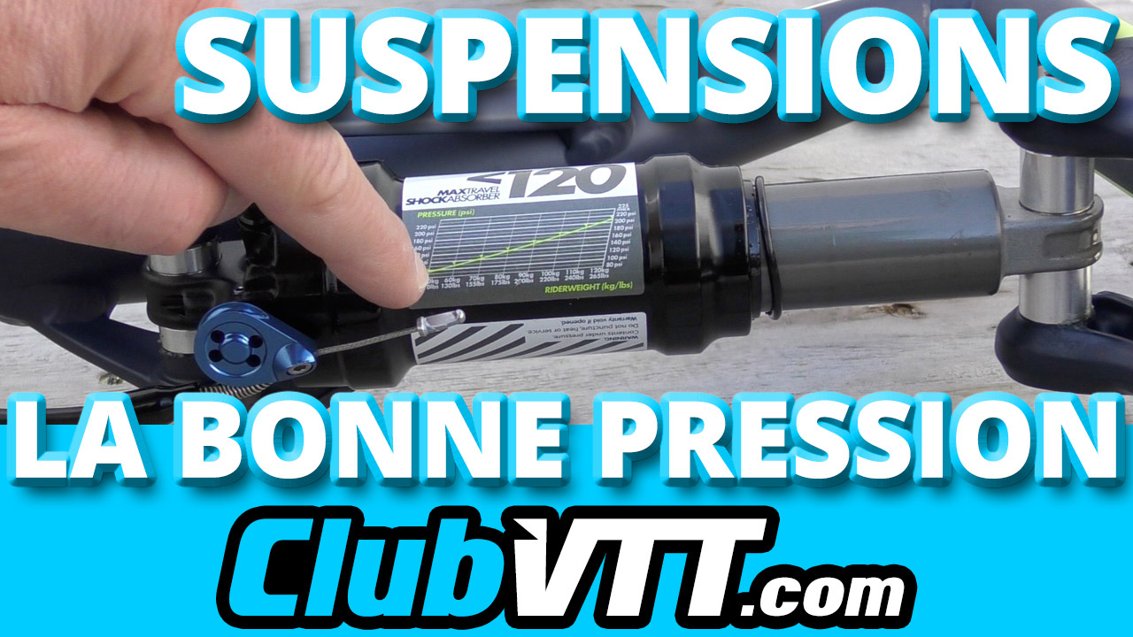 pression suspension vtt
