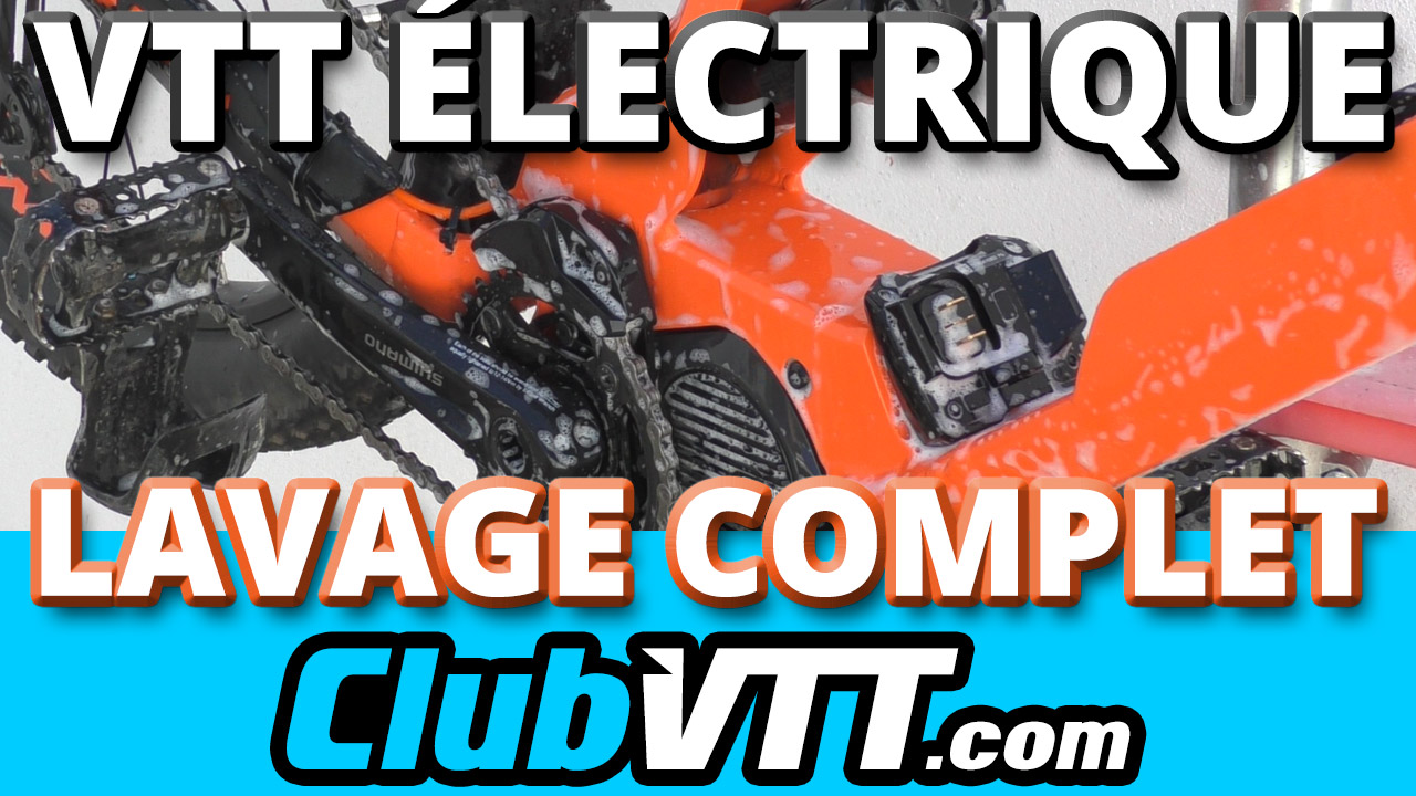vtt electrique lavage